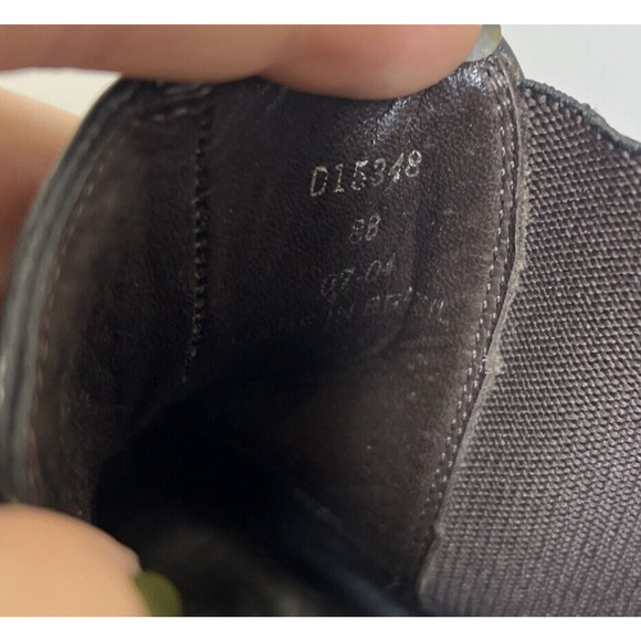 Cole Haan Women's Sz 8B Black Leather Vibram Sole Slip On Stretch Ankle Booties - Picture 9 of 10